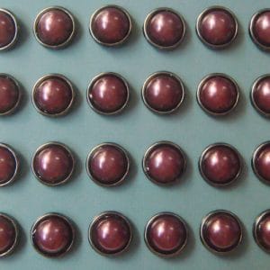 Pearl Brads (Large) - Purple