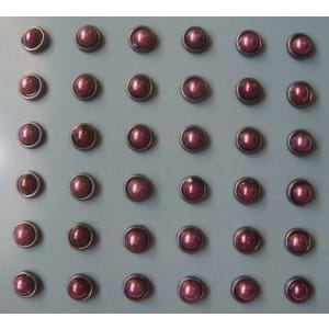 Pearl Brads (Medium) - Purple
