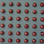 Pearl Brads (Medium) - Red