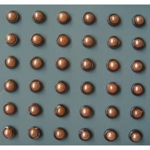 Pearl Brads (Medium) - Dark Yellow