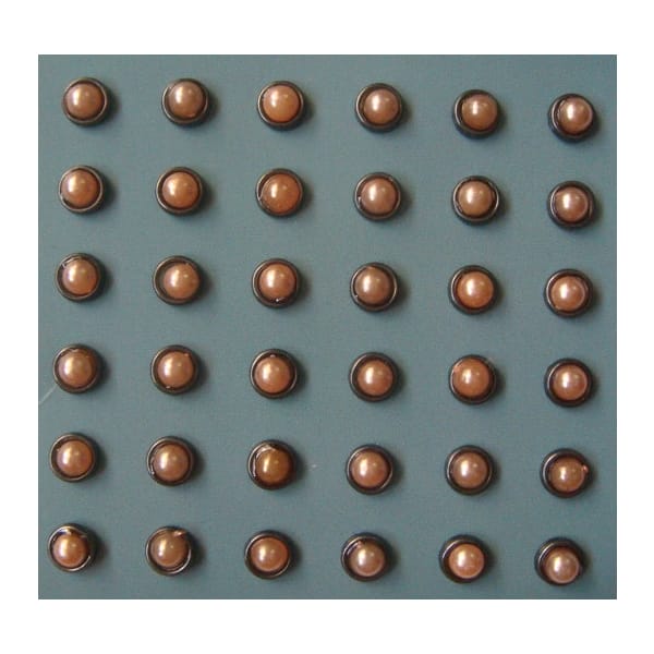 Pearl Brads (Medium) - Dark Yellow