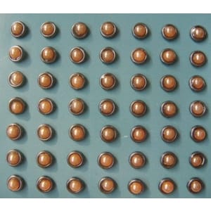 Pearl Brads (Small) - Dark Yellow