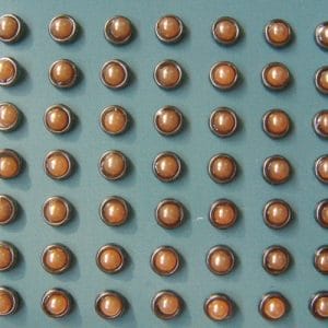 Pearl Brads (Small) - Dark Yellow