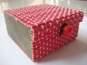 Wooden Box - Red