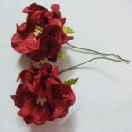 Curled Flowers (Medium)  - Red