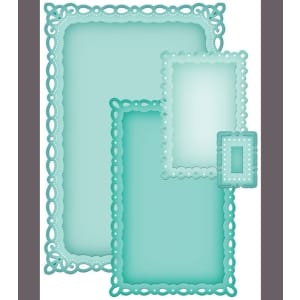 Spellbinders Nestabilities Dies-Romantic Rectangles
