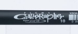 Sakura Pigma Calligrapher Sepia (Set of 3)