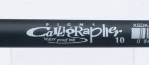 Sakura Pigma Calligrapher Sepia (Set of 3)