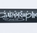Sakura Pigma Calligrapher Black - 3 pens (1.0 mm, 2.0 mm, 3.0 mm)