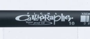 Sakura Pigma Calligrapher Black (Set of 3)