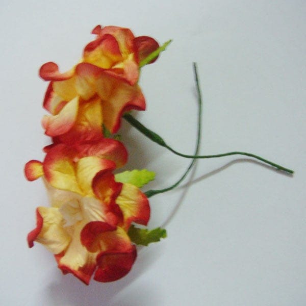 Curled Flowers (Medium) - Yellow and Red (A pack of 5 flowers) YellownRedCurledFlowers Curled Flowers (Large) - Yellow and Red (A pack of 5 flowers)