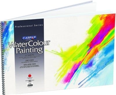 Campap Professional Water Color Painting Book