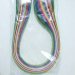 10mm Quilling Strip - Mix BrightColor (Dark Green to Mehndi Green)