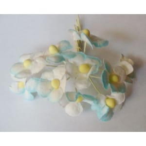 Periwinkles - Blue and White (Pack of 10 flowers)