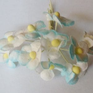 Periwinkles - Blue and White (Pack of 10 flowers)