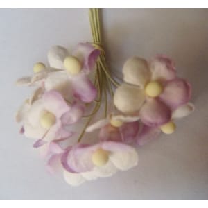 Periwinkles - Lavendar and White (Pack of 10 flowers)