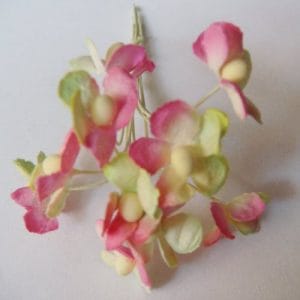Periwinkles - Pink and Green (Pack of 10 flowers)