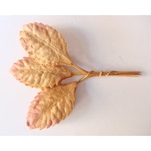 Mulberry Paper Leaves (Small) - Brown (Pack of 10 leaves)