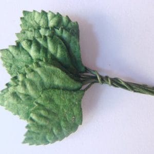 Mulberry Paper Leaves (Small) - Dark Green