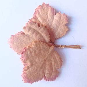 Mulberry Paper Maple Leaves - Brown