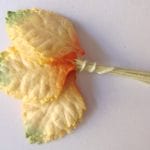 Mulberry Paper Leaves (Small) - Orange, Yellow and Green