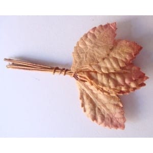 Mulberry Paper Leaves (Medium) - Brown (Pack of 10 leaves)
