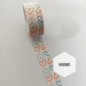 Sketchy Hearts Washi Tape