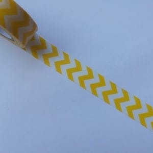 Checkered - Yellow and White - Japanese Washi Tape