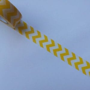 Checkered - Yellow and White - Japanese Washi Tape