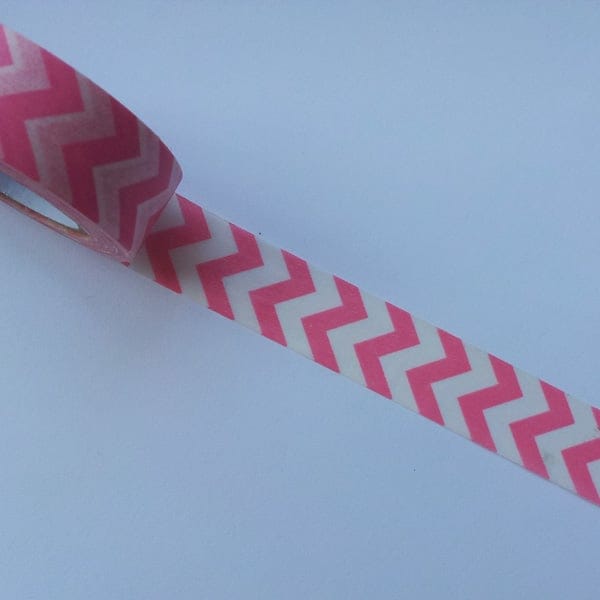 Checkered - Pink and White - Japanese Washi Tape CAWT 46 Checkered - Pink and White - Japanese Washi Tape