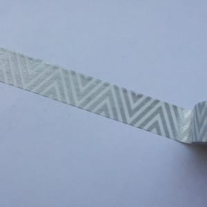 Triangles - Silver - Japanese Washi Tape