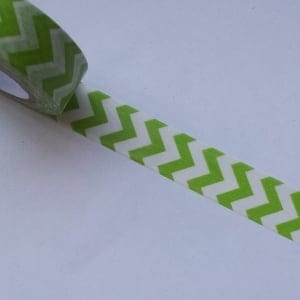 Checkered - Green and White - Japanese Washi Tape
