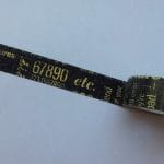 Distressed Design 2 - Black and Cream - Japanese Washi Tape