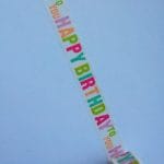 Happy Birthday to You - Colorful - Japanese Washi Tape