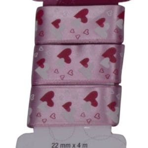 Sewrite Heart Attack Ribbon - Bubble Gum