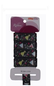 Sewrite Girls Night Ribbon - Black