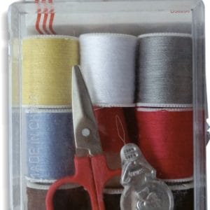 Sewrite Sewing Kit with Scissors and Spooled Thread