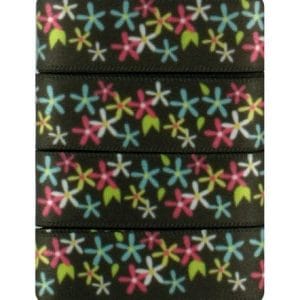 Sewrite Spring Flowers Ribbon - Black