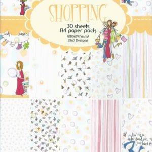 Assorted A4 Paper Pack - Shopping (Set of 30 sheets)