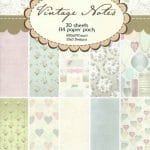 Assorted A4 Paper Pack - Vintage Notes (Set of 30 sheets)