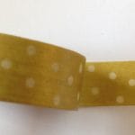 Polka Dots - Gold and White - Japanese Washi Tape