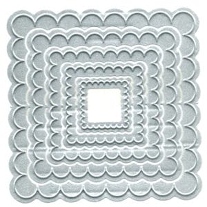 Dies - Scalloped Square