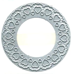 Heart Doily Die - Circle