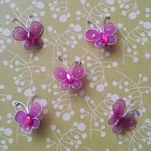 Net Butterflies - Pink (Small)