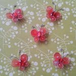 Net Butterflies - Red (Small)