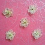 Net Flowers - Light Yellow CA0046