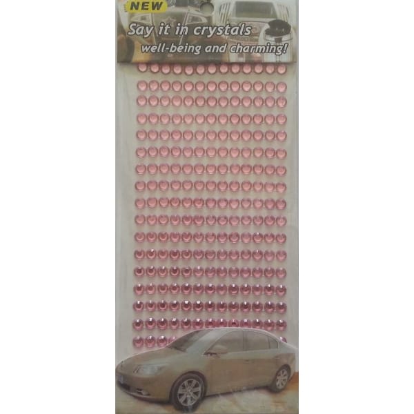 Say it in crystals - Large Bling Stickers - Light Pink
