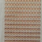 Say it in crystals - Large Bling Stickers - Light Peach