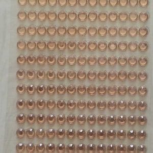 Say it in crystals - Large Bling Stickers - Light Peach