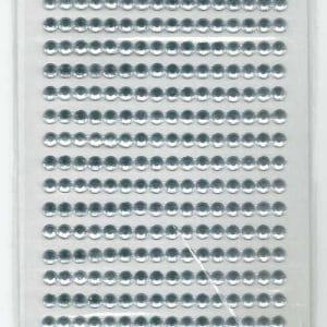 Say it in crystals - Medium Bling Stickers - White